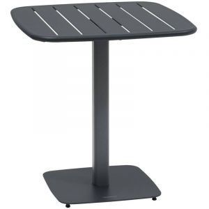 Hesperide Table de jardin carr&eacute;e 2 places ALEGORIA - Graphite - Alegoria