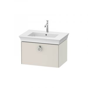 Duravit Meuble suspendu avec plan vasque 68,4 cm blanc nordique satin&eacute; White Tulip