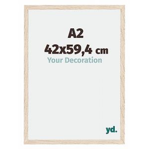 Your Decoration - A2 42x59.4 cm - Cadres Photo en MDF Avec Verre acrylique - Anti-Reflet - Excellente Qualité - Chêne - Cadre Decoration Murale