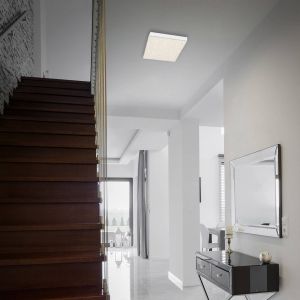 Briloner 7077-416 - Plafonnier STAR SKY LED/16W/230V 21x21 cm blanc