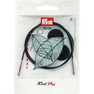 Prym Cordon et accessoires pour aiguille à tricoter circulaire Natural 80cm