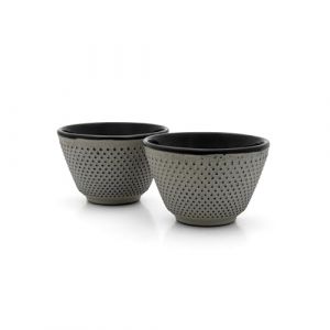 Bredemeijer Tasses &agrave; th&eacute; Jang fonte gris s/2