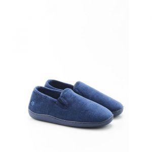 DAMART Chaussons aspect velours - Bleu Océan