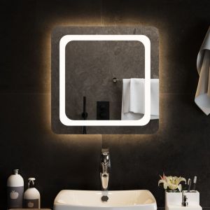 VidaXL Miroir de salle de bain à LED 50x50 cm - N/A