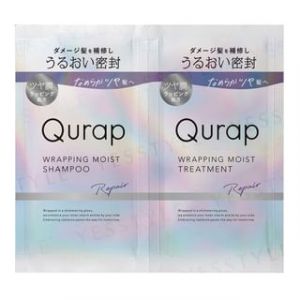 Qurap - Wrapping Moist Shampoo &Treatment Repair Trial Set 10ml+10g