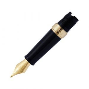 Waterman Section Plume Hemisphere Noire Attributs Plaqué Or - Plume Fine