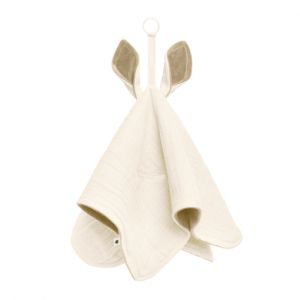 BIBS Kangarooo Cuddle Cloth doudou plat à clip Ivory 1 pcs