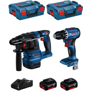 Bosch Kit BK222 (GBH 18V-22 GSR 18V-45 2 x 5,0 Ah GAL18V-40 2 x L-Boxx 136)