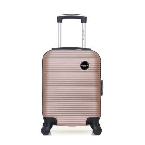 BLUE Valise Cabine XXS ABS LONDON 4 Roues 46 cm Rose Dore