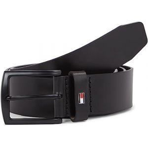 Tommy Hilfiger Pour homme. Ceinture en cuir mat Denton noir Tommy Hilf