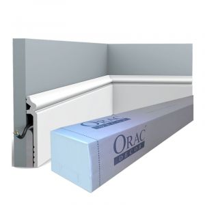 Orac Decor Carton complet de 32 m&egrave;tres de plinthes SX186 - 200x13,8x2,2