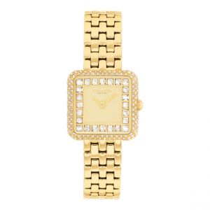 Coach Montre Femme Cass - 14504559 Bracelet Acier Dor&eacute;