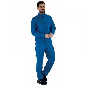 Lafont Pantalon de travail coton majoritaire basalte Taille:2XL - Bleu Bugatti