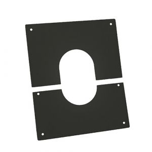 Isotip Joncoux Plaque propreté en deux parties APOLLO PELLETS Ø125 Noir