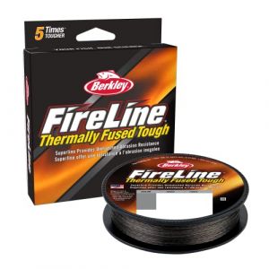 Berkley FireLine Fused Original - 8-Strand Superline, Ligne de p&ecirc;che tress&eacute;e Ultra Robuste et r&eacute;sistante &agrave; l'abrasion pour Une sensibilit&eacute; Crystal, 0.10 mm, 13.64 LB|6.2 kg, 164 yd|150m