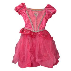 LGRI Déguisement princesse fushia + bijoux
