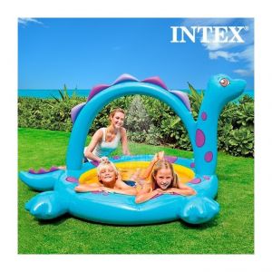 Intex Piscine Gonflable avec douche dinosaure