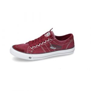 Dockers by Gerli Baskets de - Baskets D&eacute;lav&eacute;es en Toile - Rouges - EU41 &agrave; EU47 - pour Homme - rouge fonc&eacute;