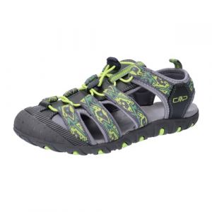 CMP Kids Sahiph Hiking Sandal Sport, Graffite Lime Grren, 37 EU