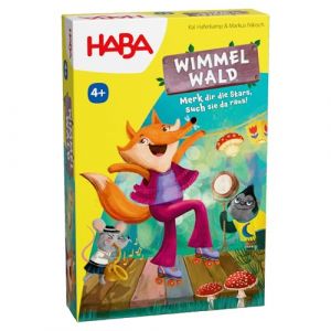 Haba Wimmelwald 2012235001 Jeu de mémoire avec Animaux pour Enfants à partir de 4 Ans – Favorise la mémoire et la Concentration