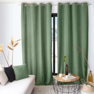 Enjoy Home - Rideau en velours Heaven - 140 x 260 cm - Argile - Heaven