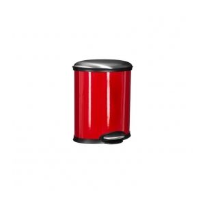 Image de AC-Déco Poubelle de Cuisine Ovale 20L Rouge - Paris Prix