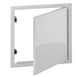 Image de Novovis TRAPPE ACIER LAQUE BLANCHE 40X40 CLICOUVERTURE A CLIC