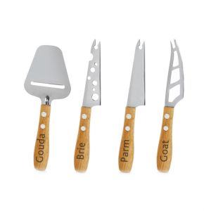 Boska 358205 Set de 4 mini couteaux à fromage Geneva 18,5X13,5X2 Cm