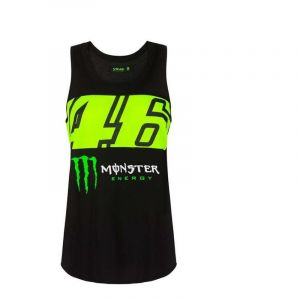 Image de VR46 Débardeur femme Dual monster Tank top noir/jaune fluo- S