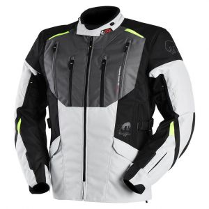 Furygan Veste textile Brooks noir/pearl/anthracite/fluo- 2XL