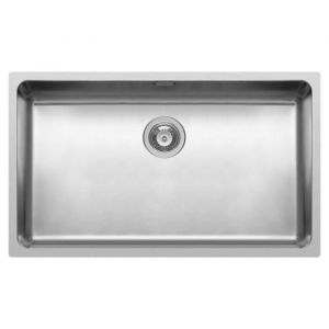 NORD INOX Evier cuisine à encastrer 1 cuve + 1 bonde à panier sans uttoir Inox 70 x 40 x 20 cm