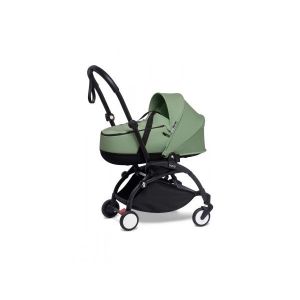 Image de Babyzen Poussette yoyo2 nacelle peppermint cadre noir