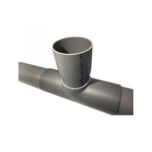 Selle de branchement pvc 40x40 mm à 90 degré, long de 15cm