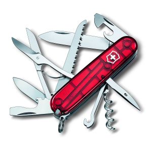 Victorinox 1.3713.T Couteau 11 P Translucide Rouge