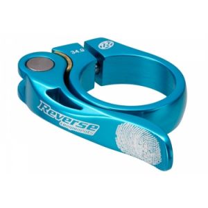 Reverse Collier de selle long life 34,9 mm bleu clair