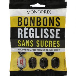 Image de Monoprix Mini Bonbons Réglisse Sans sucre - Le paquet de 110g