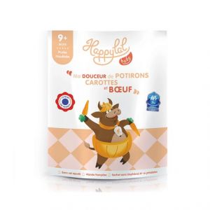 Image de Happylal Baby My Sweetness Of Pumpkin Carrots And Beef +9M 220g