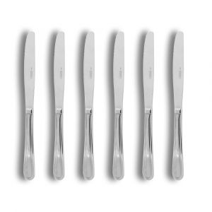 Ogo Living Lot de 6 couteaux à dessert en acier inoxydable, filla