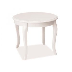 Signal Table basse classique - Royal - L 60 x H 50 cm - Blanc