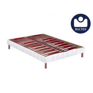 Image de Bultex Sommier tapissier Confort Morphologique Bi-Lattes 140x200