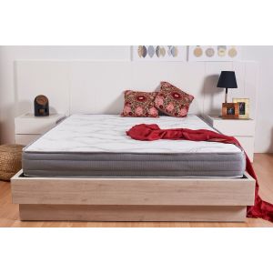 No Name Matelas Viscoelastique Latex M&eacute;morie de Forme 18 cm Ete Hiver LOVAT-140x190 - Kimbed