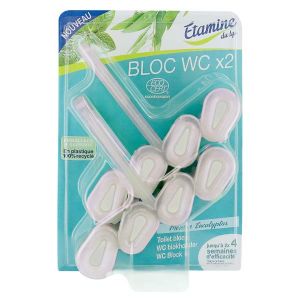 Etamine du Lys Bloc WC x2 menthe et