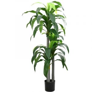 VidaXL Arbre artificiel dracaena 36 feuilles 180 cm vert