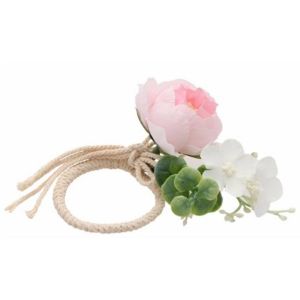 Ruedelafete Rond de Serviette Pivoine 5cm Rose