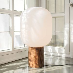 Markslojd Lampe &agrave; poser Skene, bois et verre, 44 cm