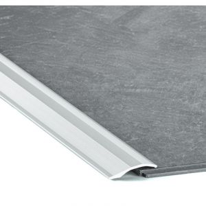 ROMUS Barre de Seuil de porte adh&eacute;sif 100 cm - Couvre joint - Alu incolore