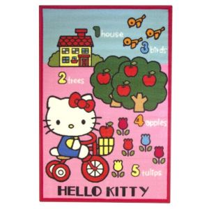 Fun House Tapis Hello Kitty ludique jardin (120 x 80 cm)