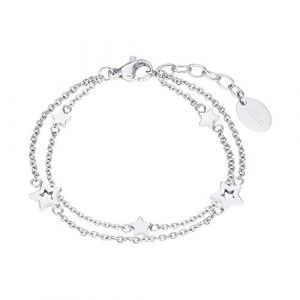 Image de s.Oliver Bracelets Acier Pas un bijou fille, Argenté, 14+2 -