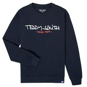 Image de Teddy smith Sweat-shirt enfant S-MICKE - Couleur 8 ans,10 ans,12 ans,14 ans,16 ans - Taille Bleu