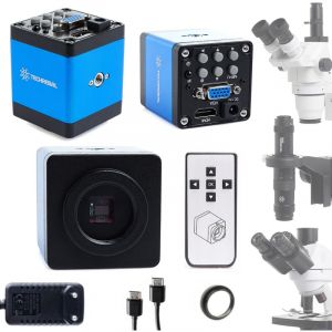 Techrebal 'Blue Lagoon' Caméra FULL HD HDMI 2.0MP pour microscope bleu FHD2MPR/H3602